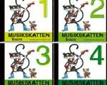 Musikskatten, 4 st SÅNG-CD