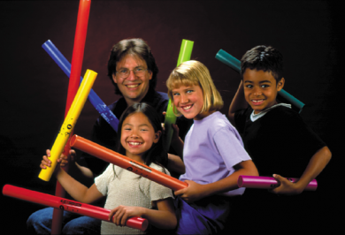 BOOMWHACKERS, kromatisk sats med bastonerna c-b(h) inklusive alla halvtoner. Totalt 12 toner