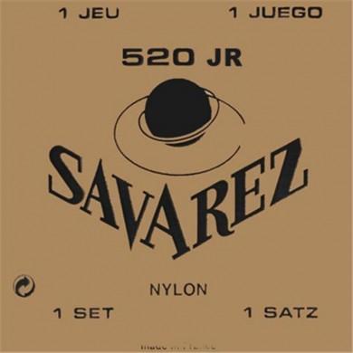 Savarez 520JR till klassisk nylonstr&auml;ngad gitarr, Sats med 6 str&auml;ngar