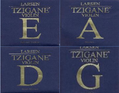 Larsen Tzigane Medium SATS Violinstr&auml;ng E-Kula