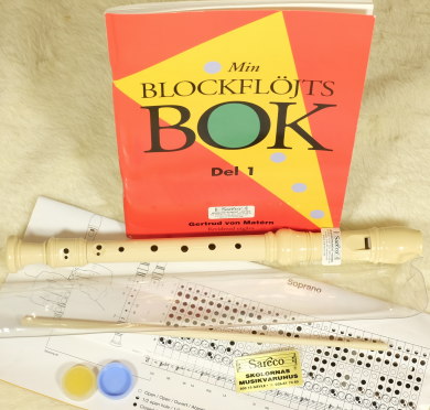 Selma Sopranblockflöjt paket med noter