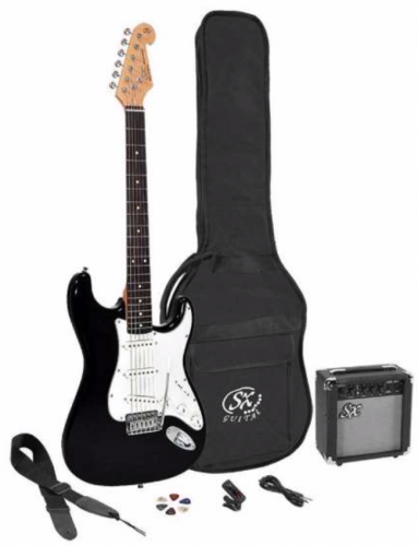 Elgitarr SX 3/4-storlek SE1SK34-BK