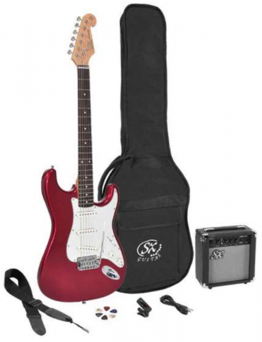 Elgitarr SX 3/4-storlek paket SE1SK34-CAR