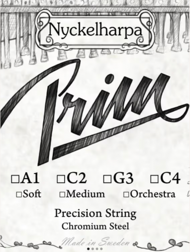 Nyckelharpstr&auml;ng Prim Medium C2