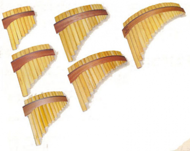 Handgjord &Ouml;sterrikisk panfl&ouml;jt med 20 pipor.