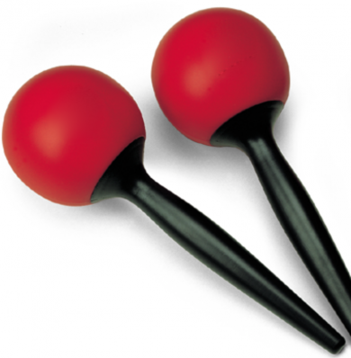 Maracas av plast